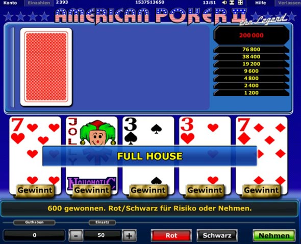 American Poker 2 online